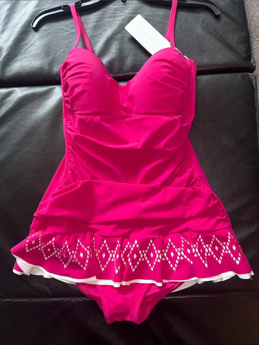 Profile by Gottex NWT S-Small
Bright Fuchsia Pink Swim Dress with Flirty Skirt